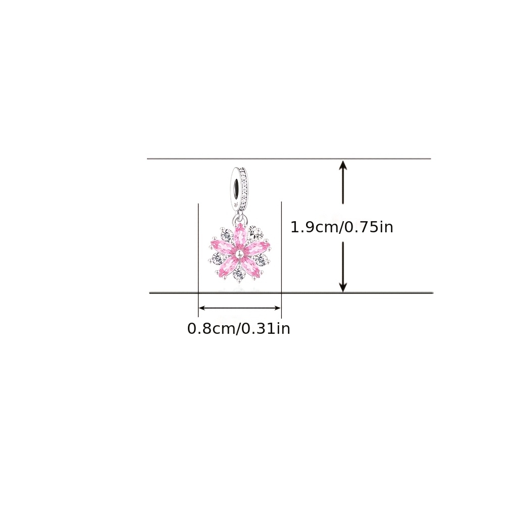 925 Sterling Silver Forest Butterfly Flower Pendant